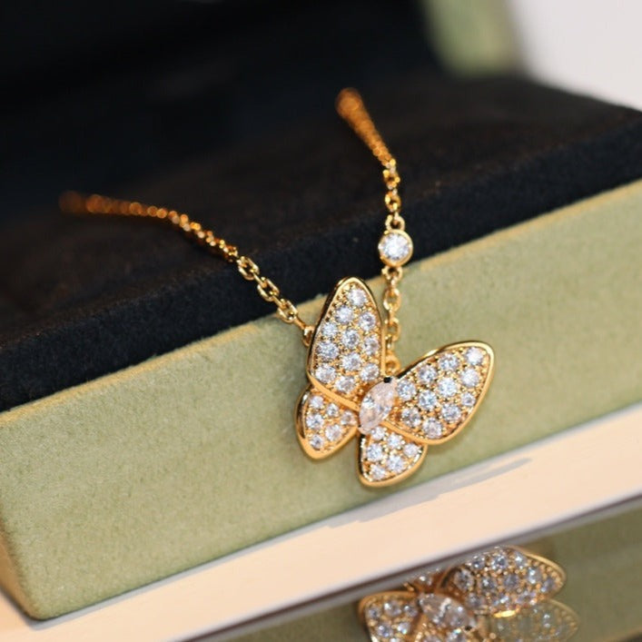 [Eterna Jewels]BUTTERFLY DIAMOND NECKLACE