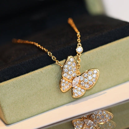 [Eterna Jewels]BUTTERFLY DIAMOND NECKLACE
