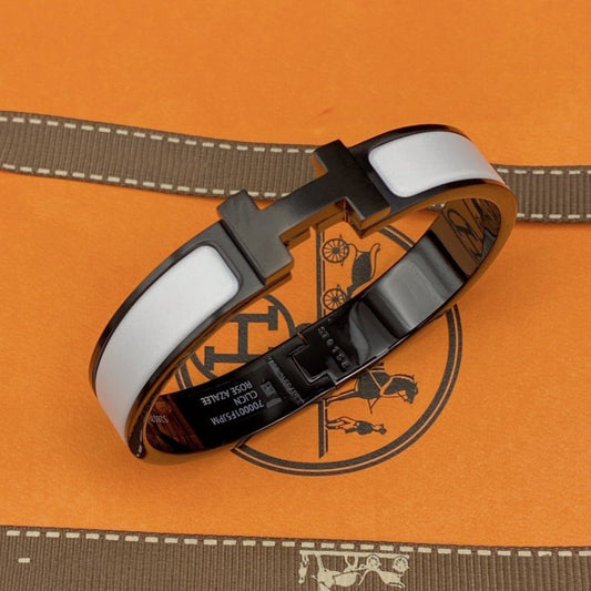 [Eterna Jewels]H BRACELET 12MM BLACK WHITE CERAMIC