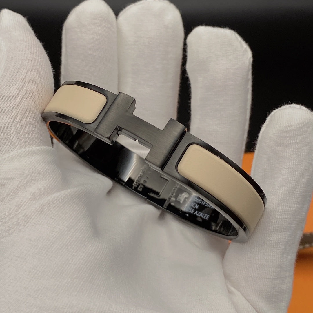 [Eterna Jewels]H BRACELET 12MM BLACK BEIGE CERAMIC