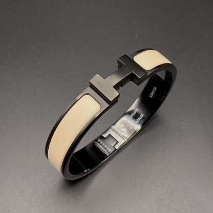 [Eterna Jewels]H BRACELET 12MM BLACK BEIGE CERAMIC