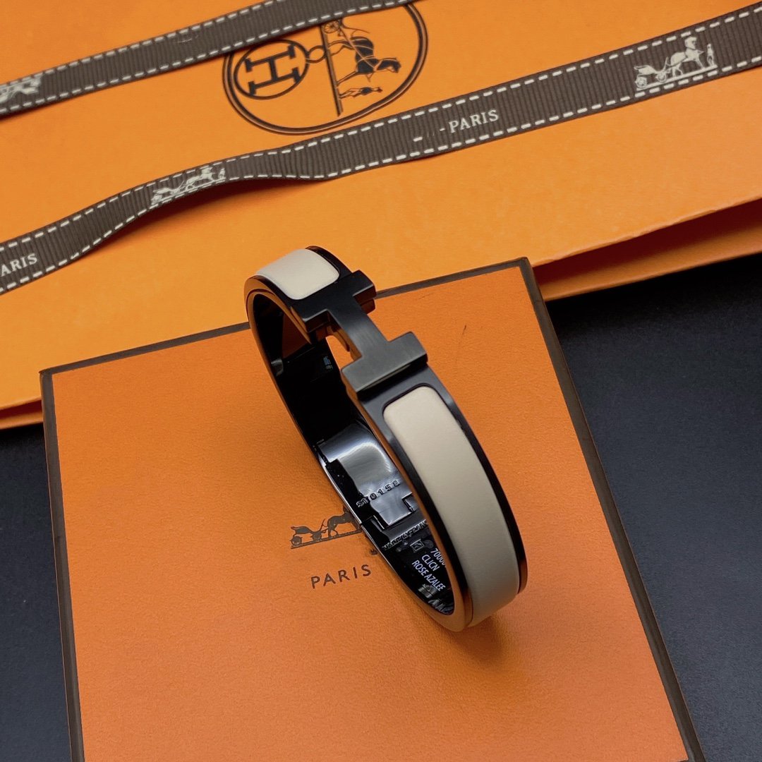 [Eterna Jewels]H BRACELET 12MM BLACK BEIGE CERAMIC