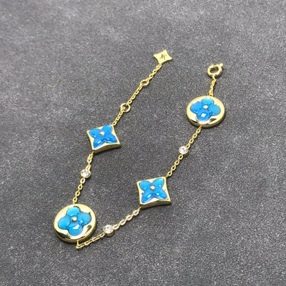 [Eterna Jewels]STAR AND SUN TURQUOISE 4 MOTIFS 3 DIAMONDS