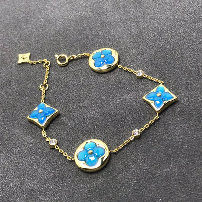 [Eterna Jewels]STAR AND SUN TURQUOISE 4 MOTIFS 3 DIAMONDS