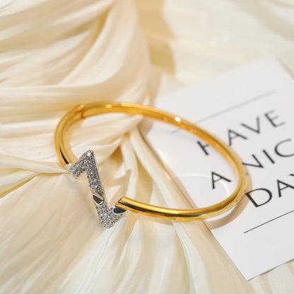 [Eterna Jewels]VOLTE UPSITE DOWN GOLD DIAMOND BRACELET
