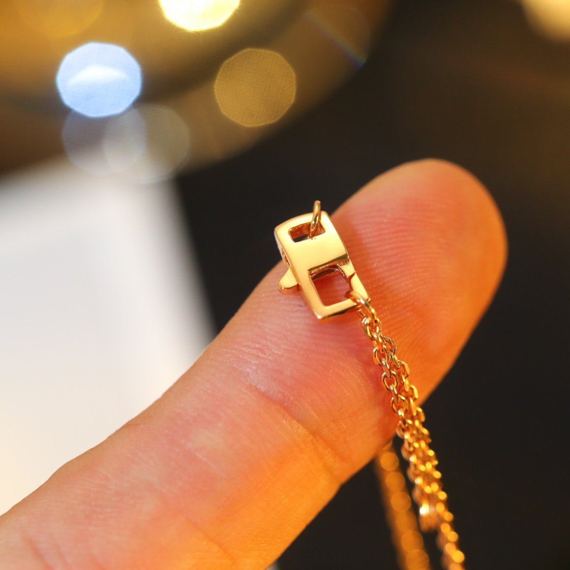 [Eterna Jewels]STAR AND SUN DIAMOND PINK GOLD NECKLACE