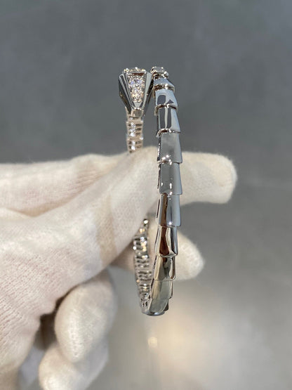 [Eterna Jewels]SERPENTI BRACELET DIAMONDS SILVER