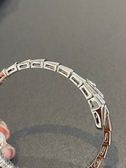 [Eterna Jewels]SERPENTI BRACELET DIAMONDS SILVER