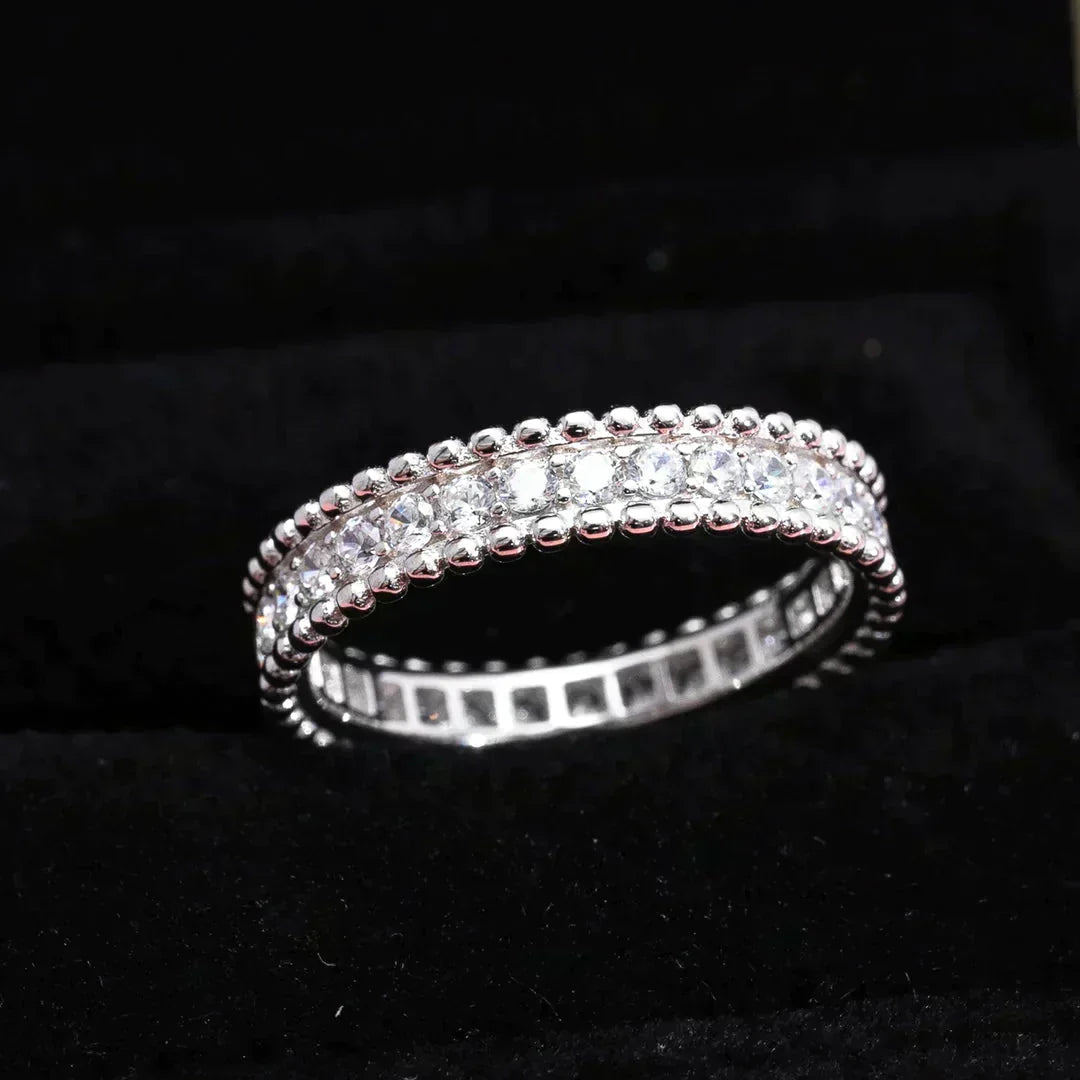 [Eterna Jewels]PERLEE DIAMOND SILVER RING