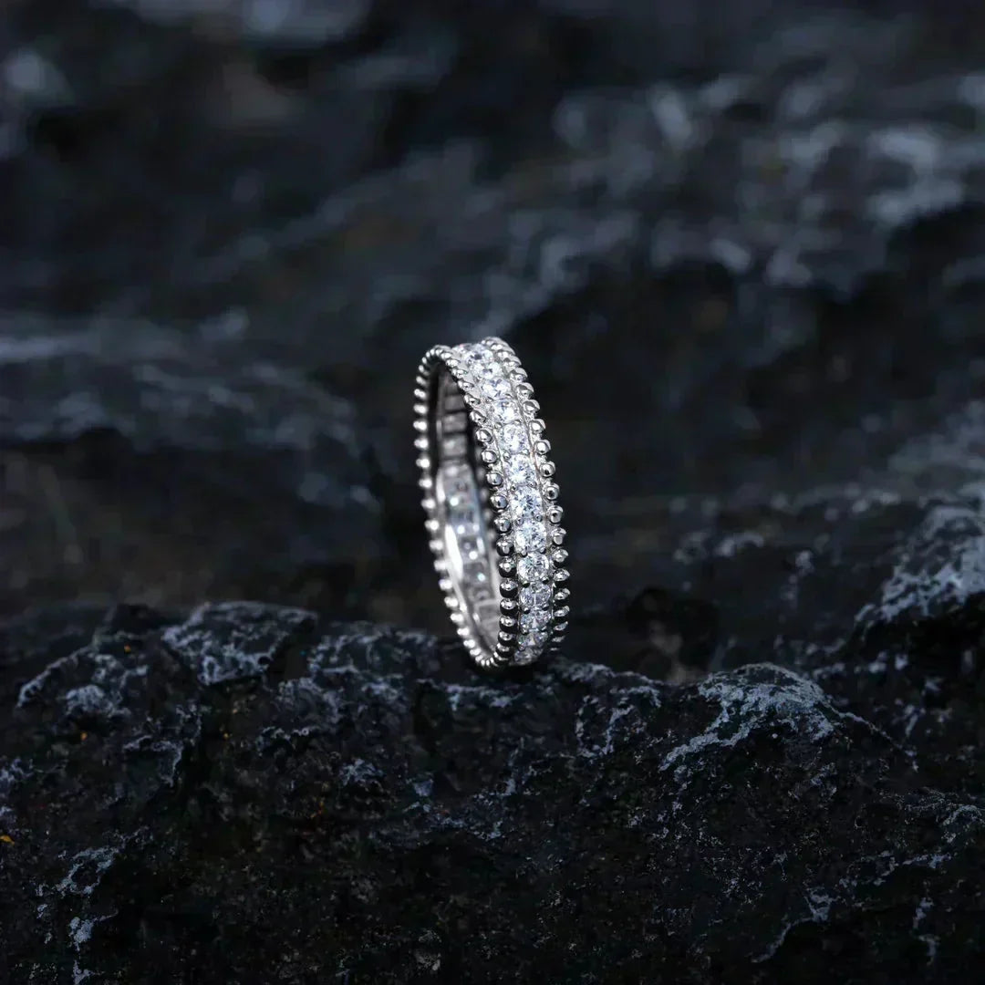 [Eterna Jewels]PERLEE DIAMOND SILVER RING
