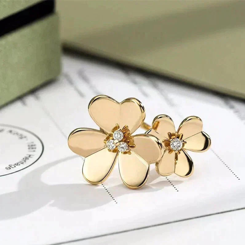 [Eterna Jewels]CLOVER COMOS GOLD DIAMOND RING