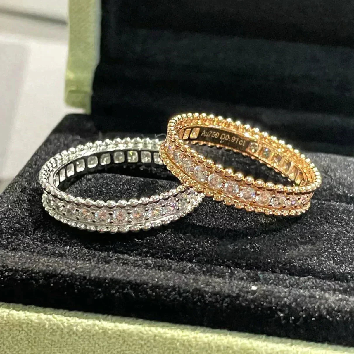 [Eterna Jewels]PERLEE DIAMOND ROSE GOLD RING
