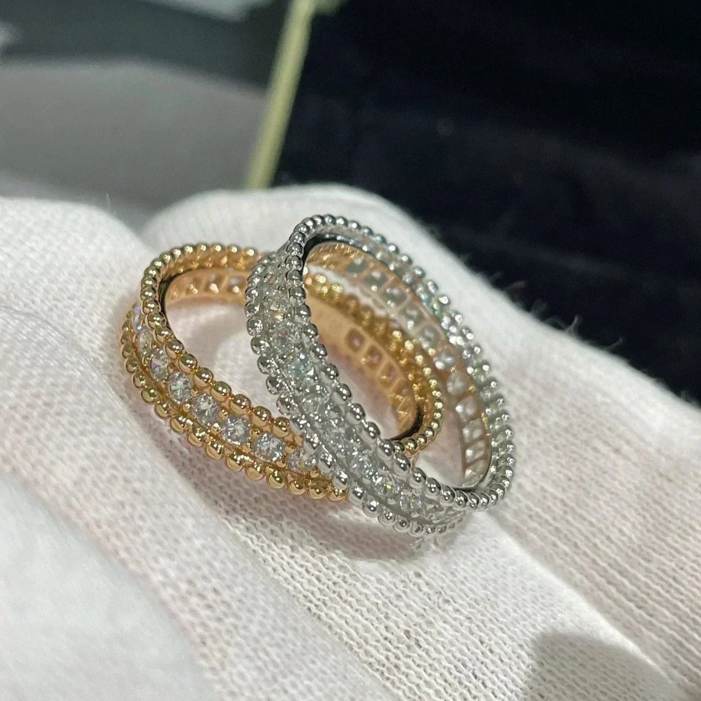 [Eterna Jewels]PERLEE DIAMOND ROSE GOLD RING