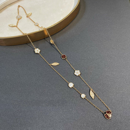 [Eterna Jewels]LUCKY SPRING 15 MOTIFS GOLD NECKLACE
