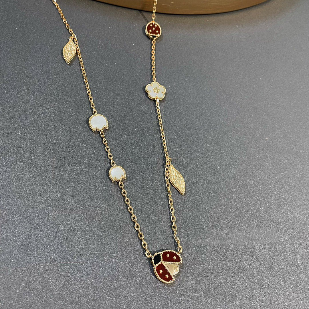 [Eterna Jewels]LUCKY SPRING 15 MOTIFS GOLD NECKLACE