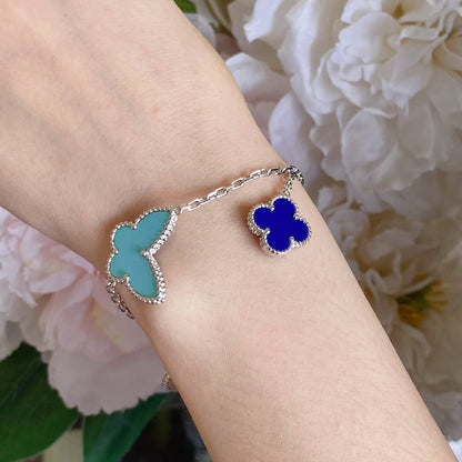 [Eterna Jewels]LUCKY SPRING SILVER BRACELET 4 MOTIF