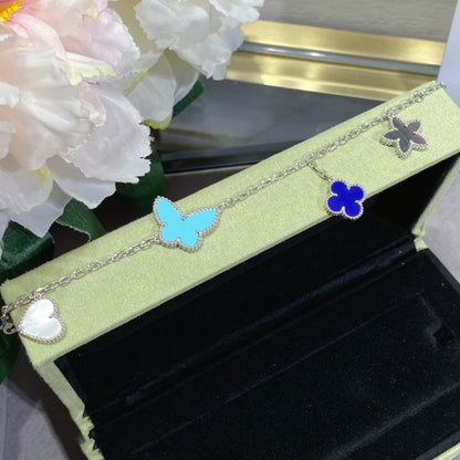 [Eterna Jewels]LUCKY SPRING SILVER BRACELET 4 MOTIF
