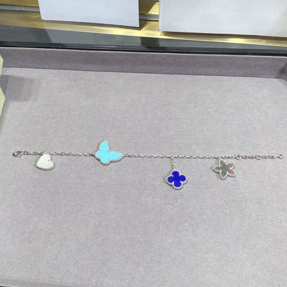 [Eterna Jewels]LUCKY SPRING SILVER BRACELET 4 MOTIF