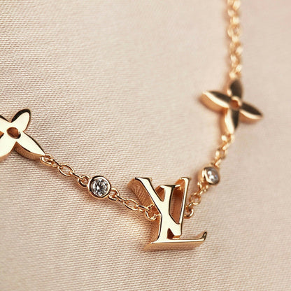 [Eterna Jewels]STAR AND SUN 7 MOTIFS GOLD BRACELET