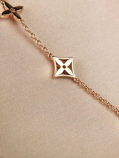 [Eterna Jewels]STAR AND SUN 7 MOTIFS GOLD BRACELET