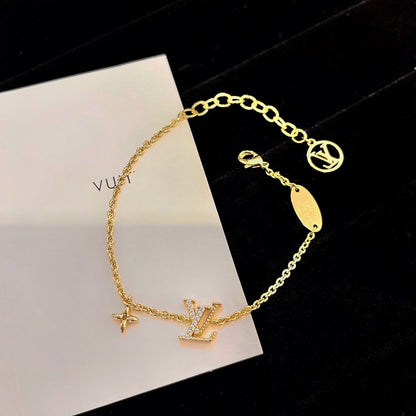 [Eterna Jewels]LOGO STAR MOTIF GOLD BRACELET