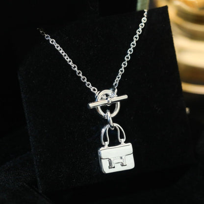 [Eterna Jewels]POP H PEDANT SILVER NECKLACE