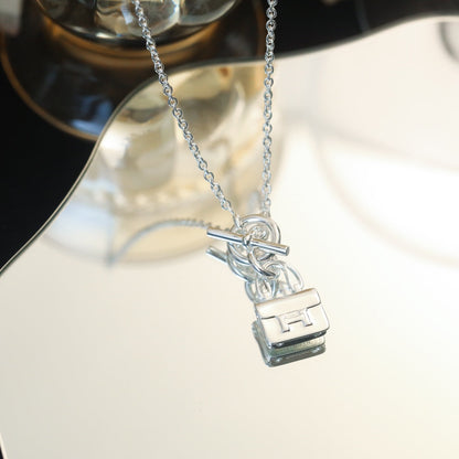 [Eterna Jewels]POP H PEDANT SILVER NECKLACE