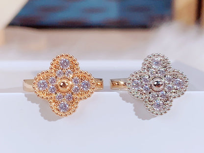 [Eterna Jewels]CLOVER DIAMOND RING