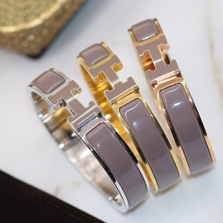 [Eterna Jewels]H BRACELET 12MM BROWN