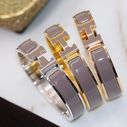 [Eterna Jewels]H BRACELET 12MM BROWN