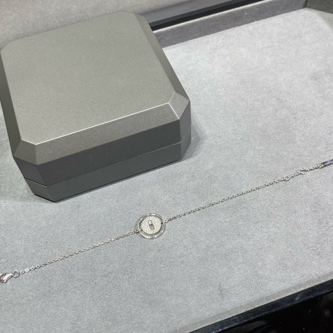 [Eterna Jewels]LUCKY MOVE DIAMOND PAVED BRACELET