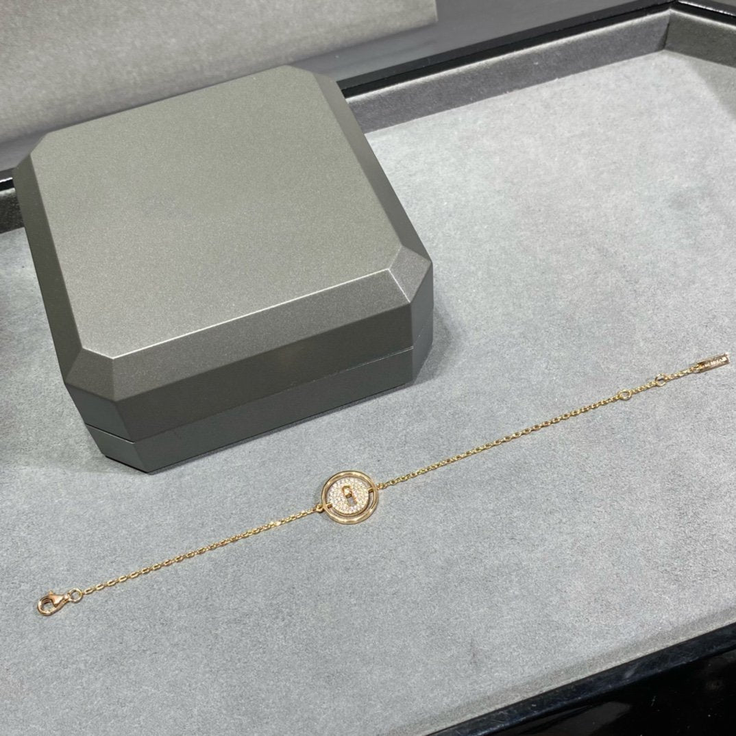 [Eterna Jewels]LUCKY MOVE DIAMOND PAVED BRACELET