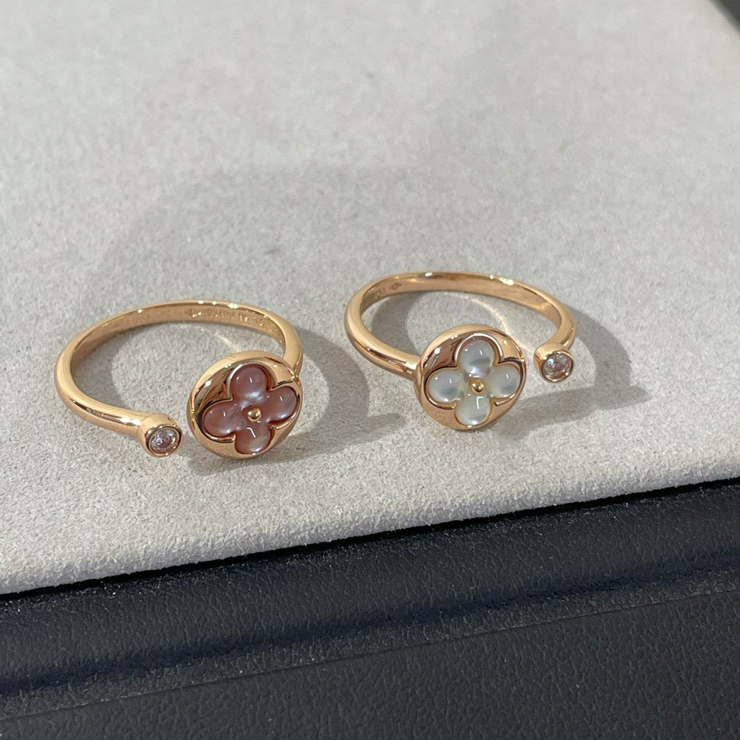 [Eterna Jewels]SUN 1 DIAMOND PINK MOP RING