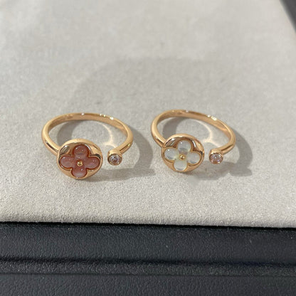 [Eterna Jewels]SUN 1 DIAMOND PINK MOP RING