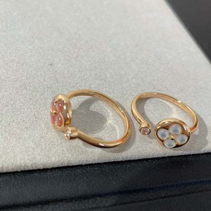 [Eterna Jewels]SUN 1 DIAMOND PINK MOP RING