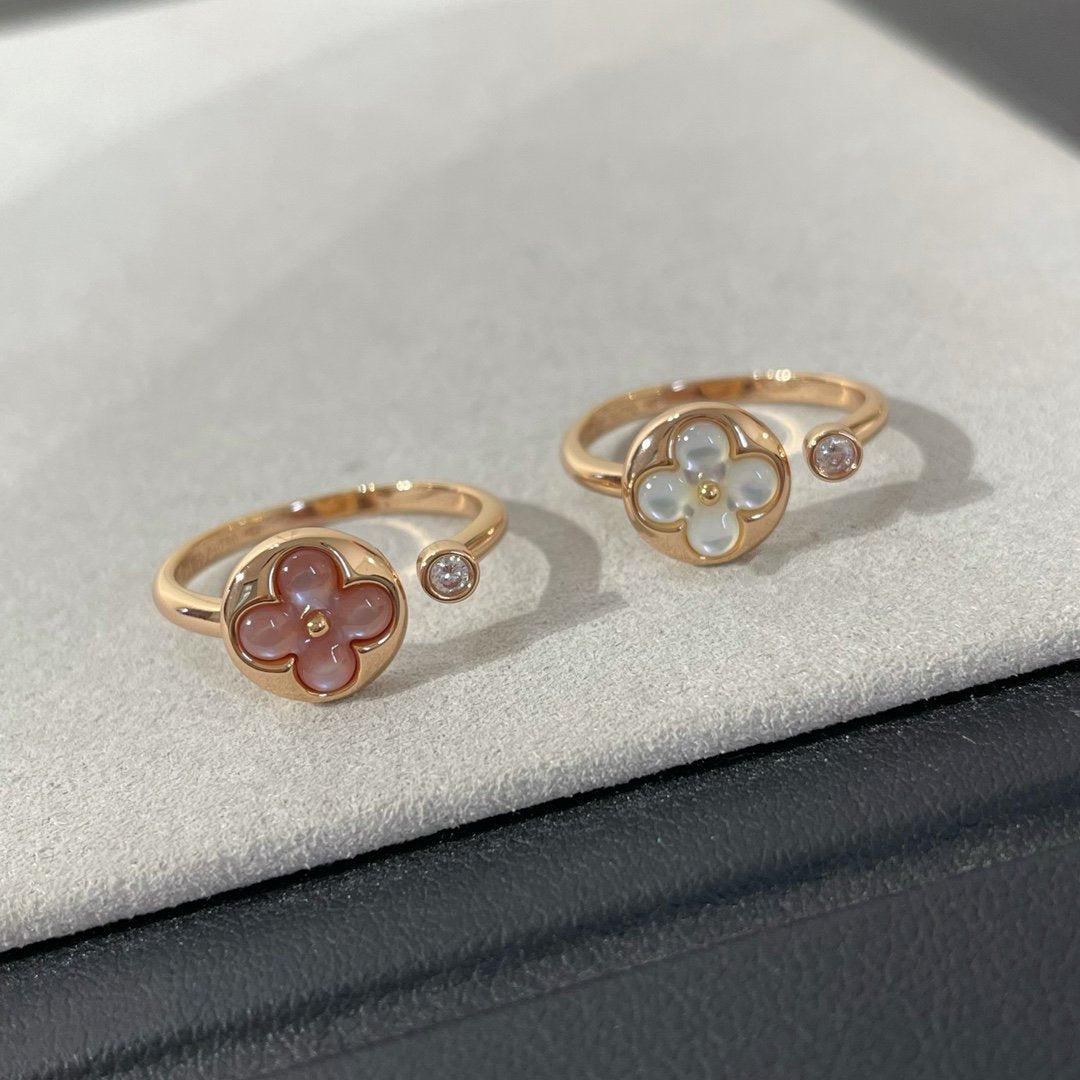 [Eterna Jewels]SUN 1 DIAMOND PINK MOP RING