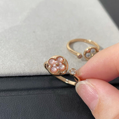 [Eterna Jewels]SUN 1 DIAMOND PINK MOP RING