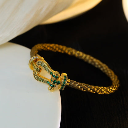 [Eterna Jewels]FORCE 10 GOLD GREEN DIAMOND PAVED
