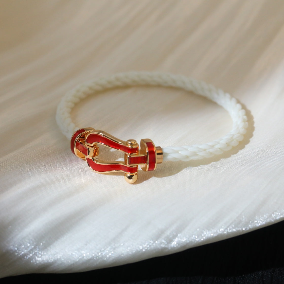 [Eterna Jewels]FORCE 10 WHITE TEXTILE DIAMOND PAVED