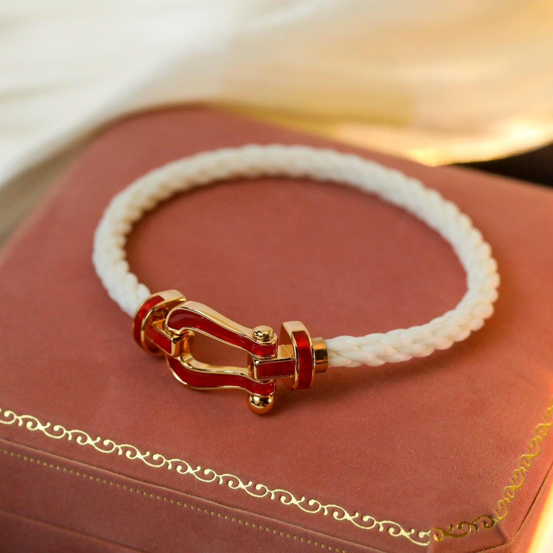 [Eterna Jewels]FORCE 10 WHITE TEXTILE DIAMOND PAVED