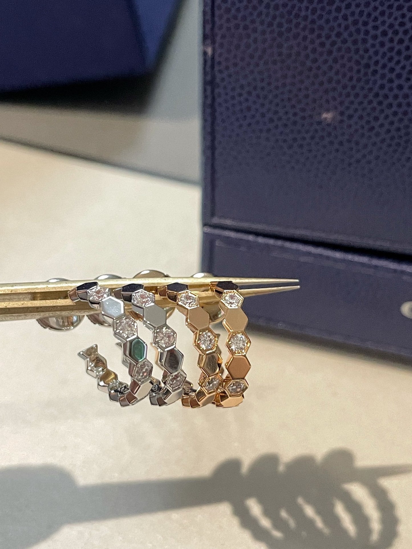 [Eterna Jewels]Hollow Design Four-Leaf Clover Flower Shape Ring