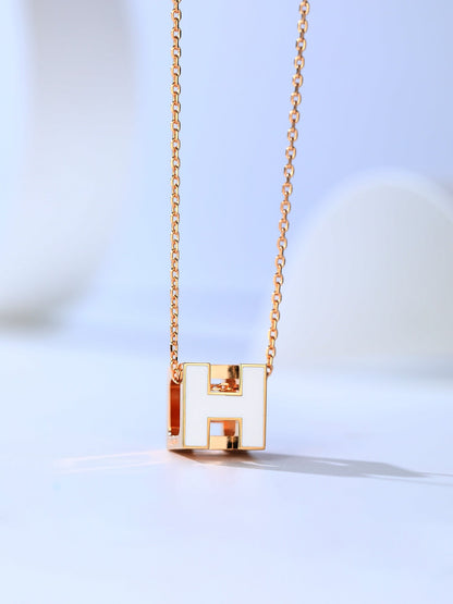 [Eterna Jewels]H CAGE PINK GOLD NECKLACE