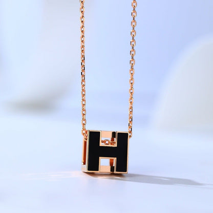 [Eterna Jewels]H CAGE PINK GOLD NECKLACE