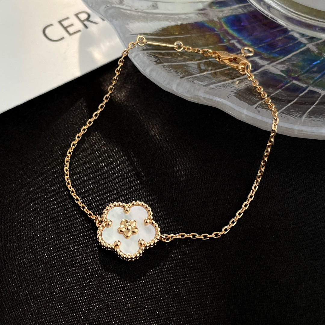 [Eterna Jewels]LUCKY SPRING ROSE GOLD MOP BRACELET