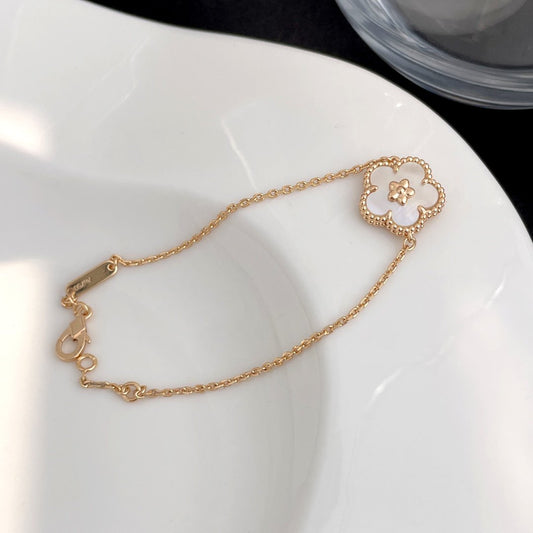 [Eterna Jewels]LUCKY SPRING ROSE GOLD MOP BRACELET