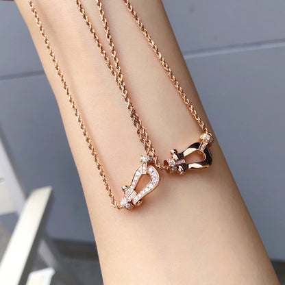[Eterna Jewels]FORCE 10 PINK GOLD DIAMOND NECKLACE