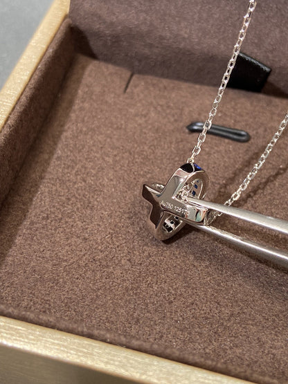 [Eterna Jewels]LIENS DIAMOND SILVER NECKLACE