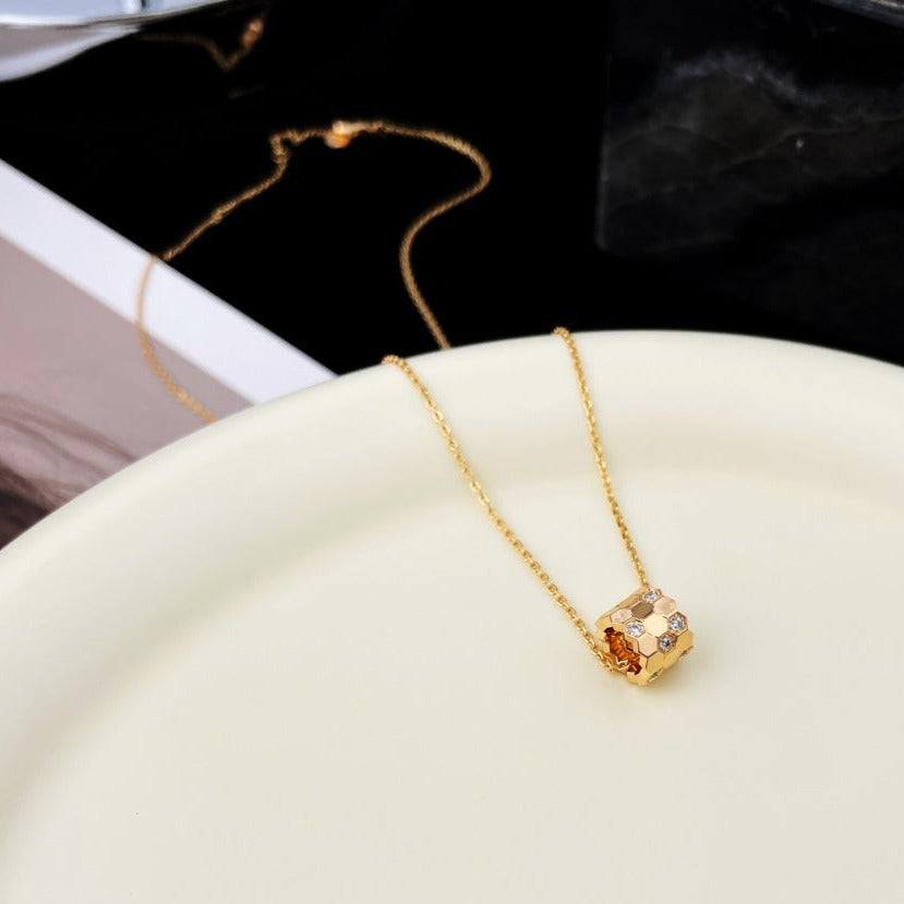 [Eterna Jewels]BEE MINI PEDANT DIAMOND NECKLACE