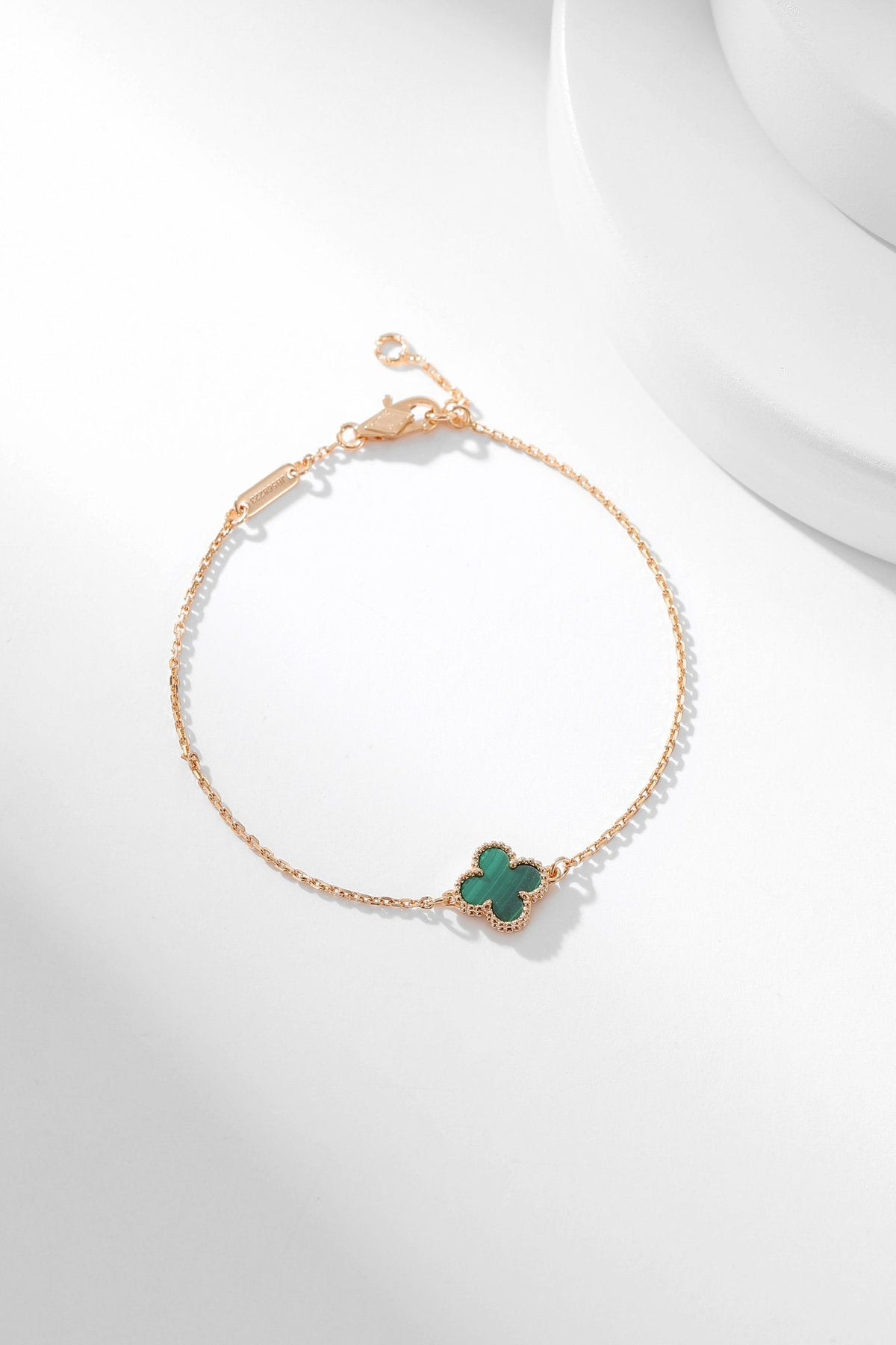 [Eterna Jewels]CLOVER BRACELET MALACHITE 1 MOTIF