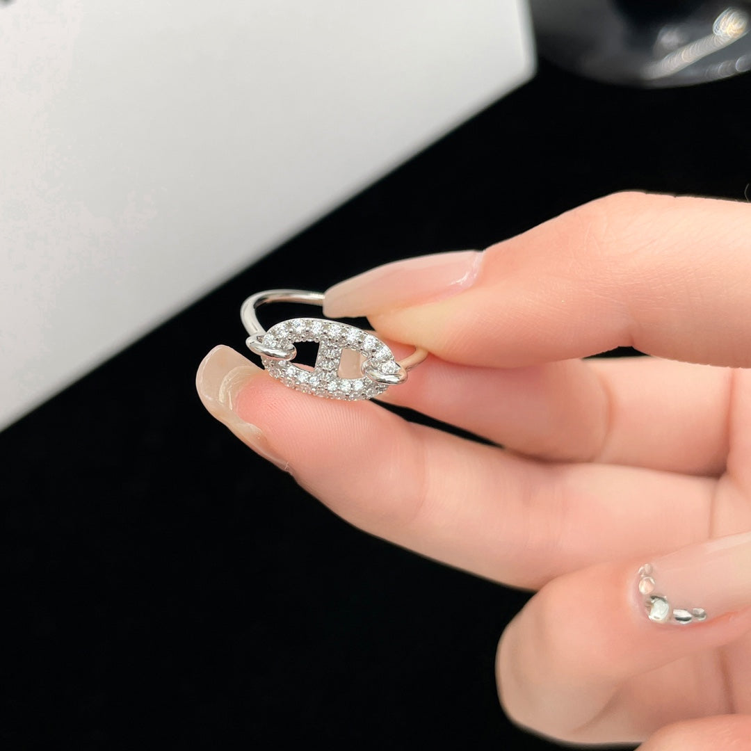 [Eterna Jewels]RONDE SMALL SILVER DIAMOND RING